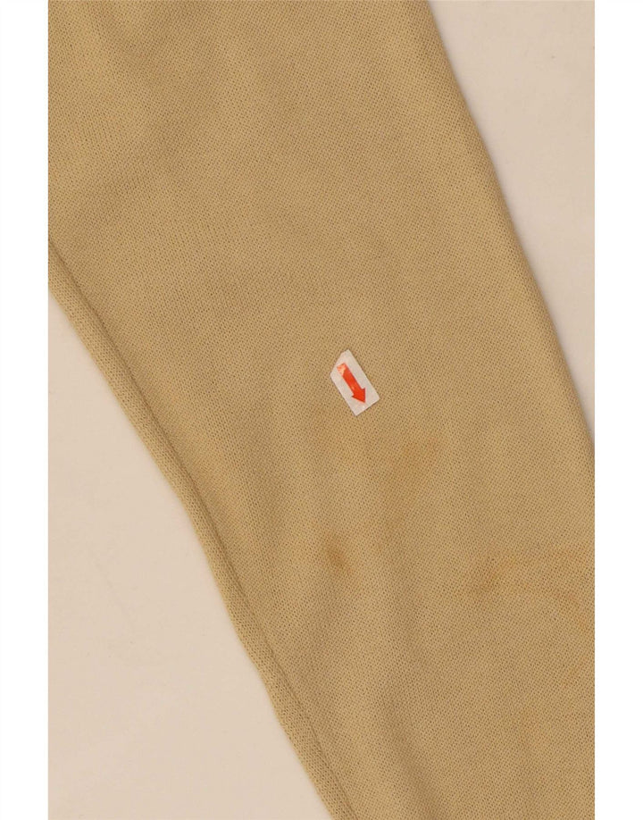 Les Copains Jersey largo con cuello y botones para mujer IT 44 Medium Beige