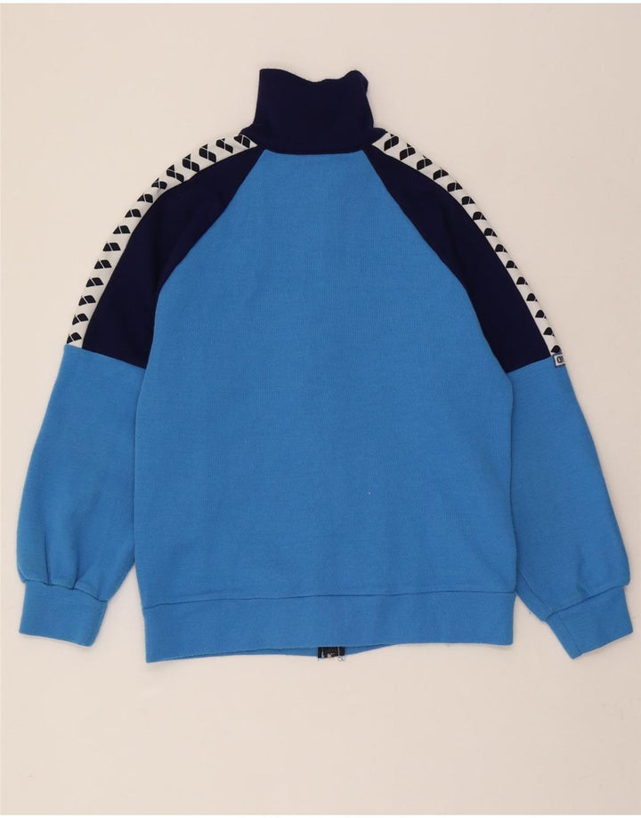 ARENA Mens Graphic Full Tracksuit IT 48 Medium W28 L28 Blue Colourblock Vintage Arena and Second-Hand Arena from Messina Hembry 