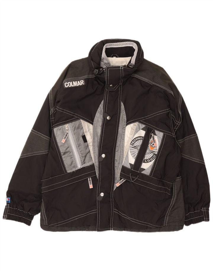 Colmar Chaqueta de esquí con capucha para hombre IT 52 Large Black Colourblock