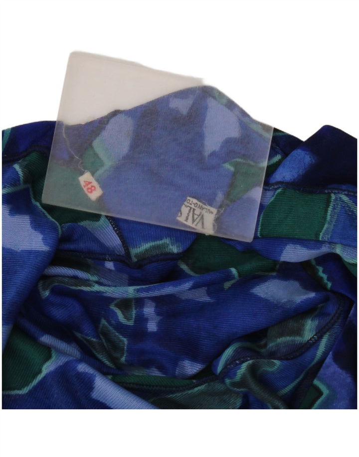 Valstar Mujer Patrón Abstracto Top Manga 3/4 UK 40 XL Azul