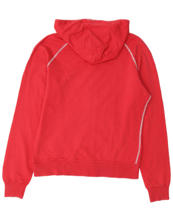 Champion Heritage Fit Graphic Zip Sudadera con capucha para mujer Reino Unido 46 Grande Rojo