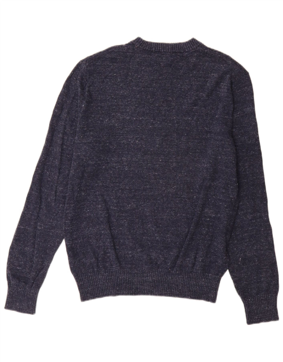Gap Jersey De Cuello Redondo Para Hombre Jersey De Algodón Moteado En Azul Marino Medio