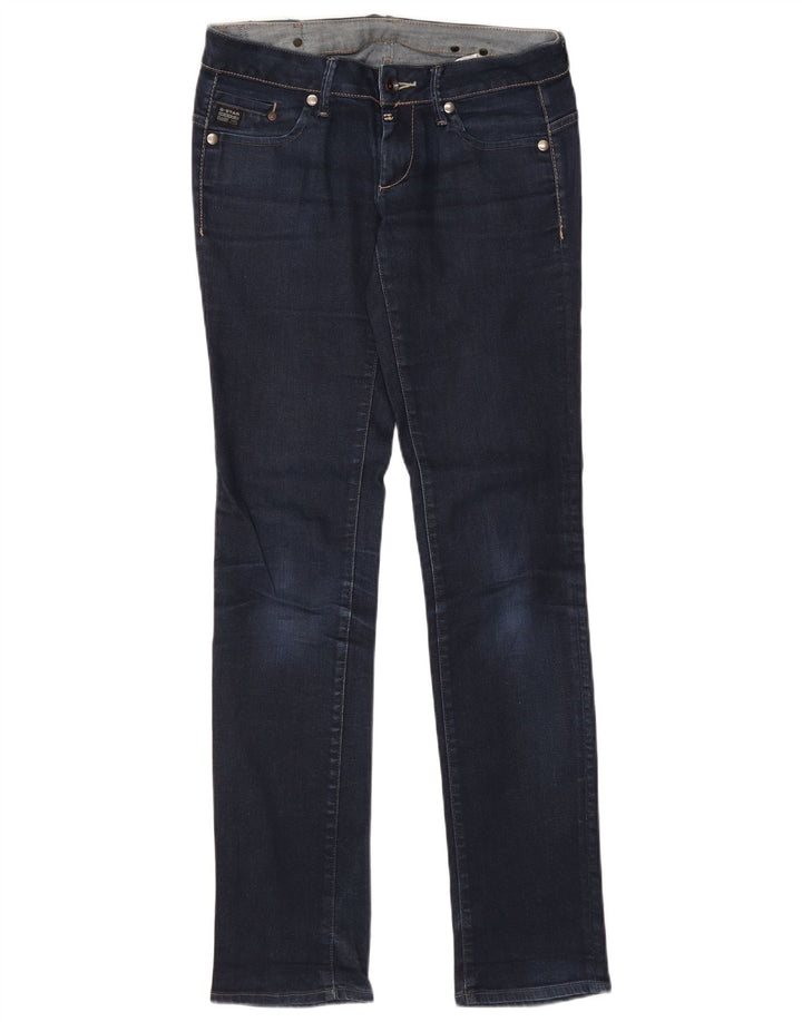 Vaqueros Rectos G-Star Mujer W30 L36 Algodón Azul Marino