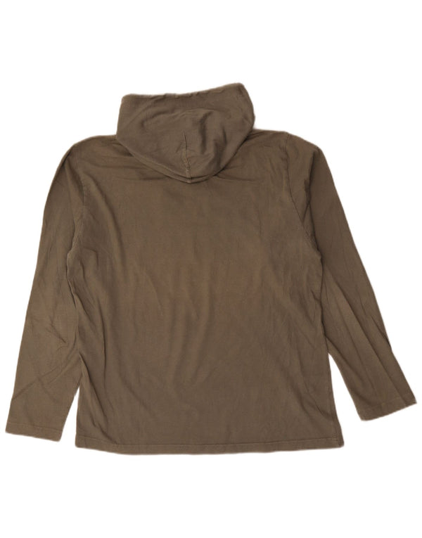 Champion Sudadera con capucha gráfica para mujer Reino Unido 14 Algodón caqui mediano
