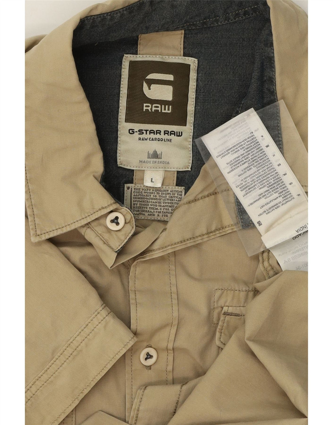 Short Sleeve Shirt Large Vintage G-Star and Second-Hand G-Star from Messina Hembry 