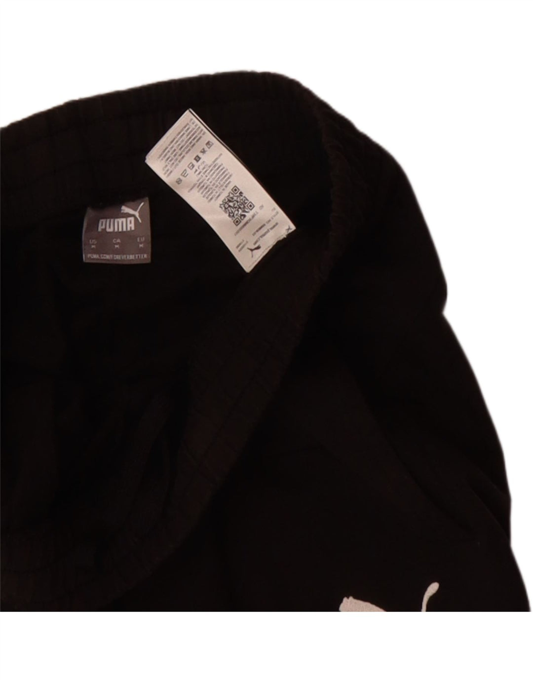 PUMA Mens Sport Shorts Medium Black Cotton Vintage Puma and Second-Hand Puma from Messina Hembry 