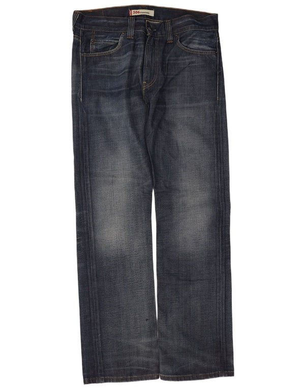 Levi's Jeans rectos de ajuste estándar 506 para hombre W36 L34 Algodón azul