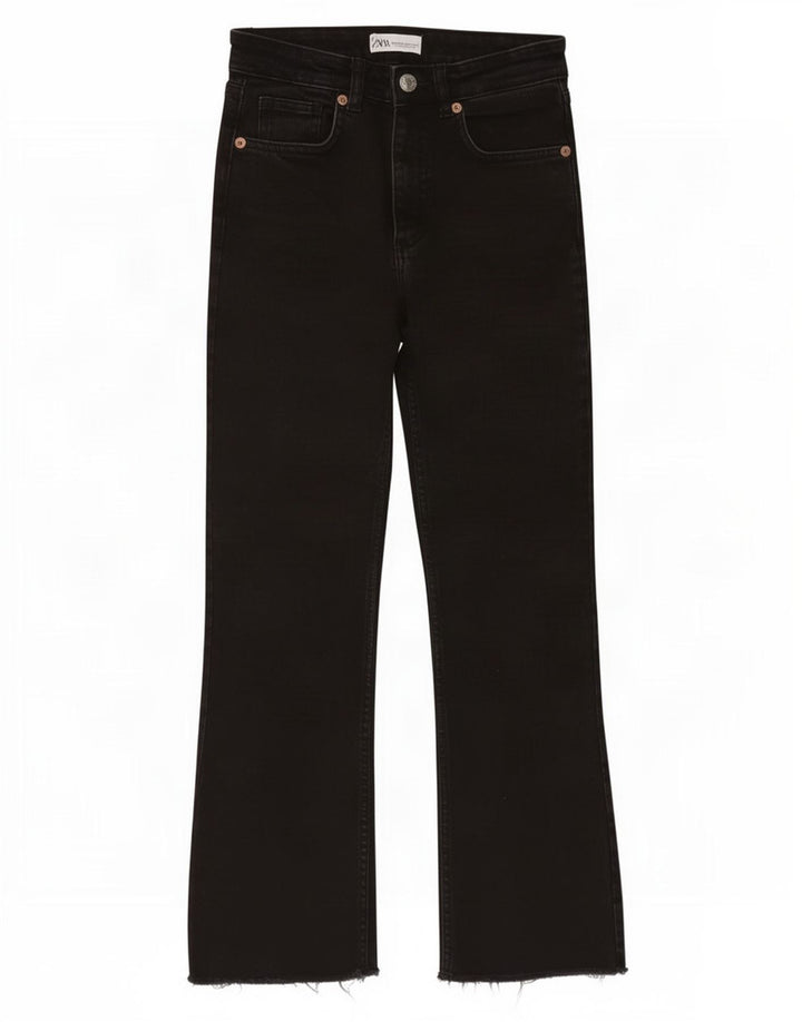 Zara Vaqueros Bootcut Mujer EU 36 XS W26 L26 Negro