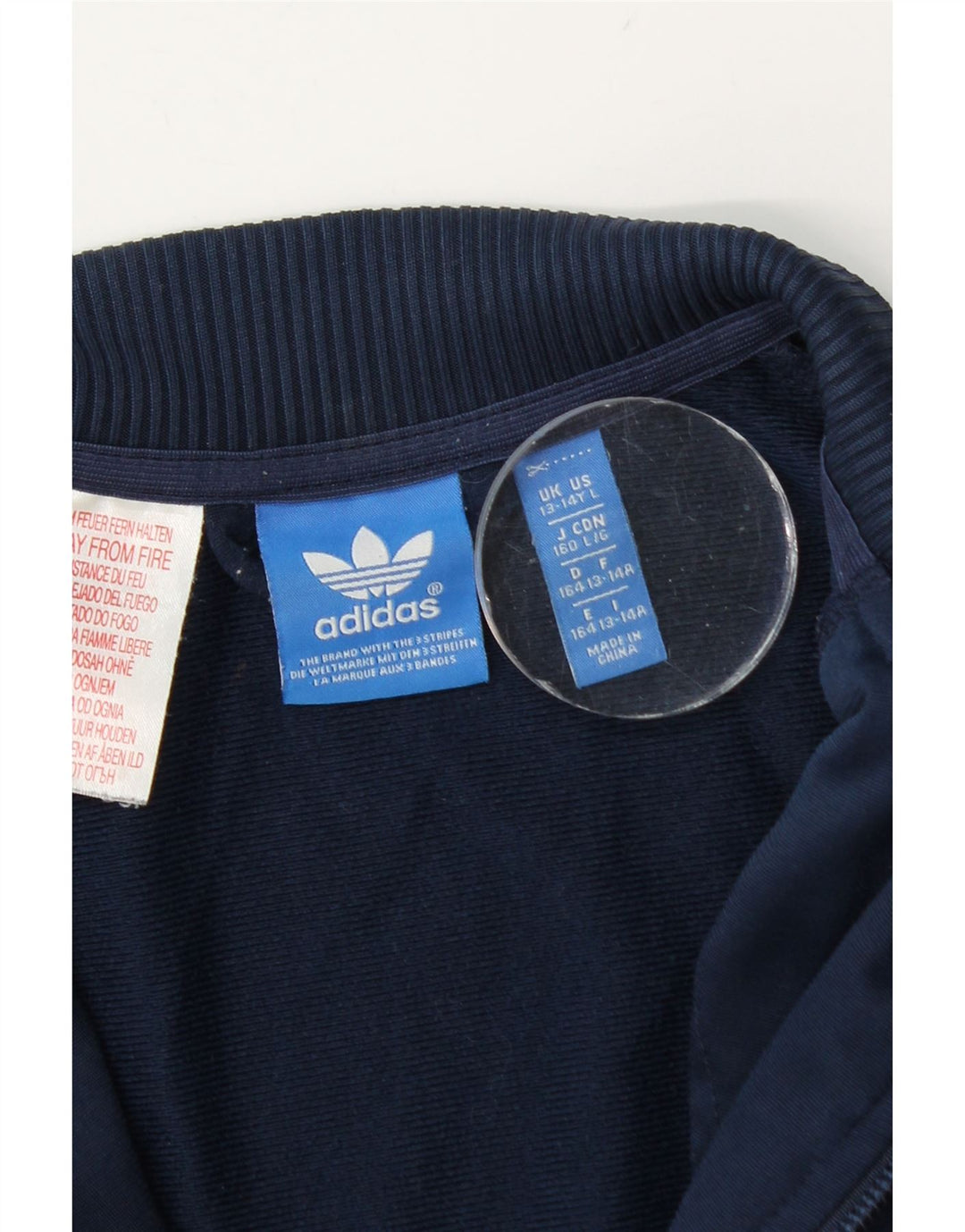 Adidas Chaqueta Chándal Niño 13-14 Años Azul Marino Poliéster