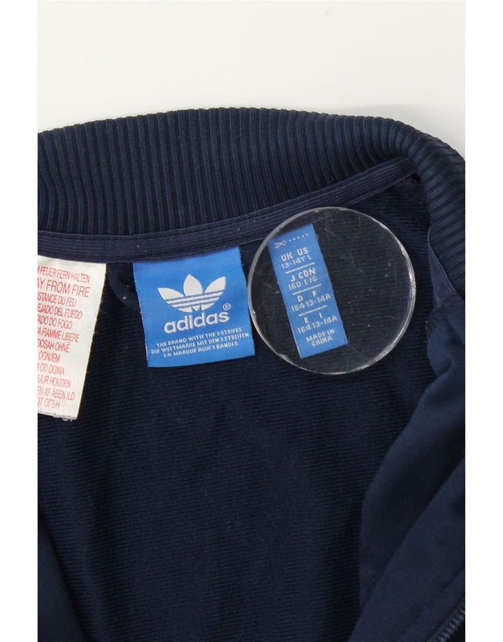 Adidas Chaqueta Chándal Niño 13-14 Años Azul Marino Poliéster