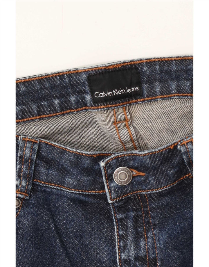 Calvin Klein Vaqueros Slim para Mujer W34 L30 Azul