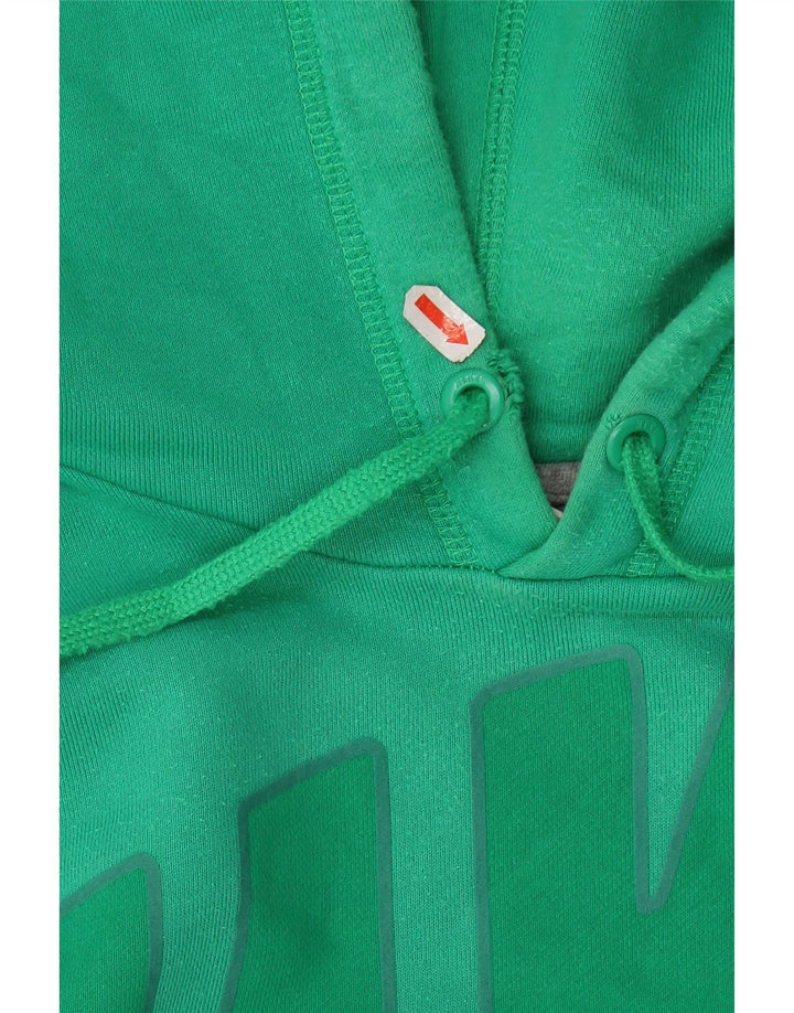 Nike Hombre Sudadera Con Capucha Gráfica Jersey De Algodón Verde Medio