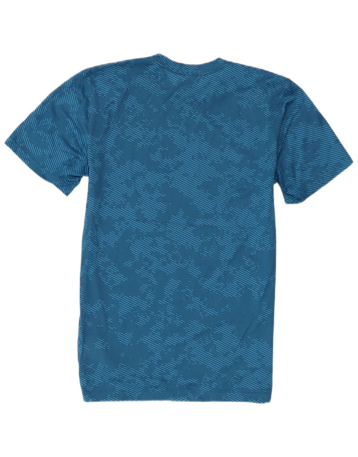 Camiseta Nike Dri Fit para hombre Top Small Azul Camuflaje Poliéster