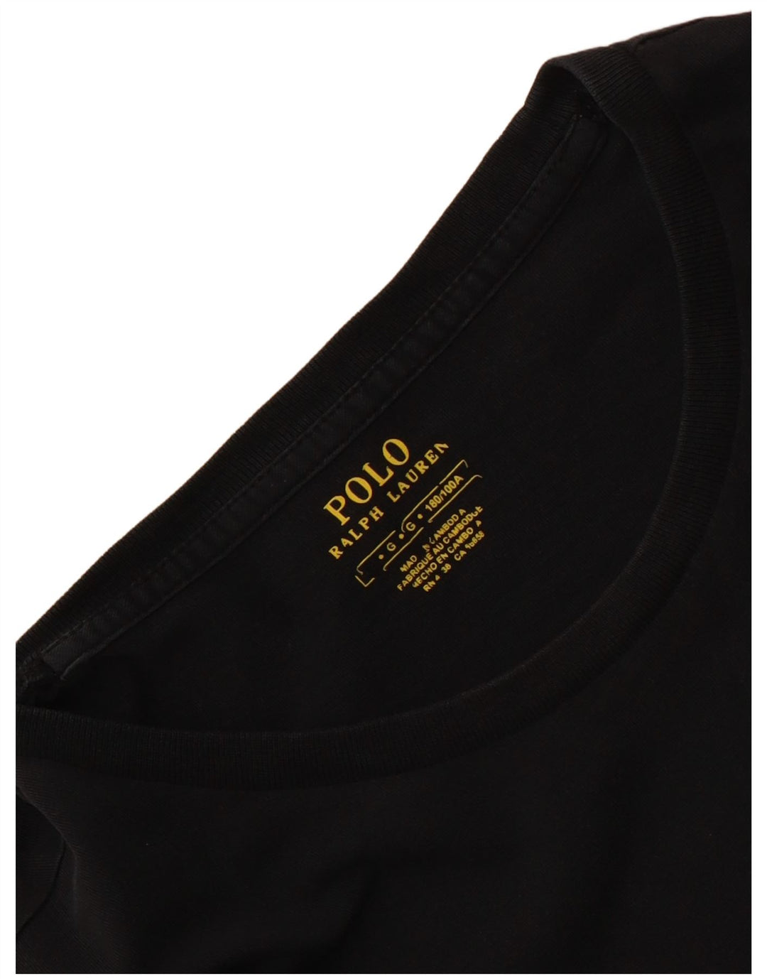 Polo Ralph Lauren - Camiseta para mujer (talla 40), color negro