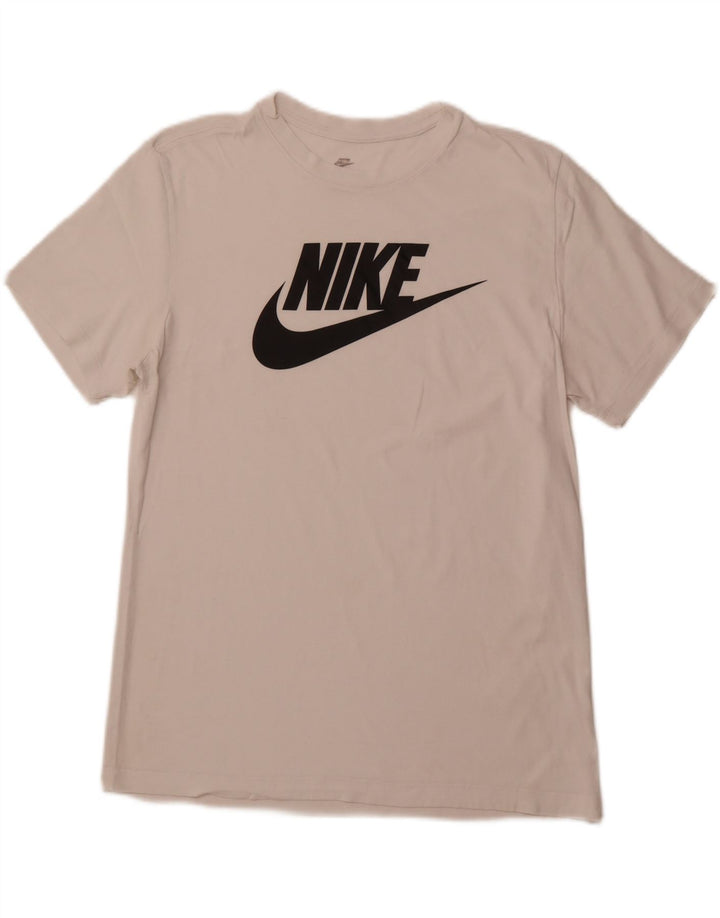 NIKE Camiseta gráfica para hombre, talla grande, blanca