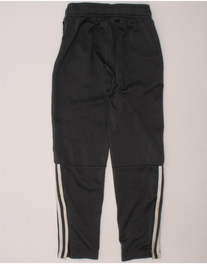 ADIDAS Boys Tracksuit Trousers 9-10 Years Grey Polyester Vintage Adidas and Second-Hand Adidas from Messina Hembry 