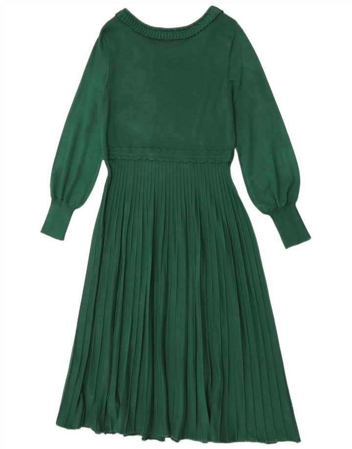 Monsoon Vestido tipo jersey para mujer Reino Unido 44 Grande Verde