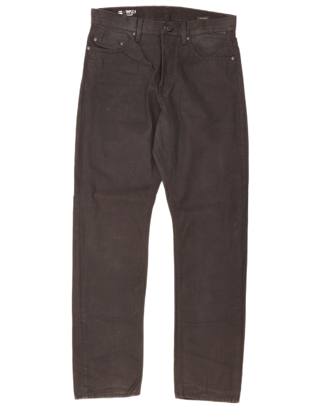 Vaqueros rectos para hombre G-Star W31 L32 Algodón negro