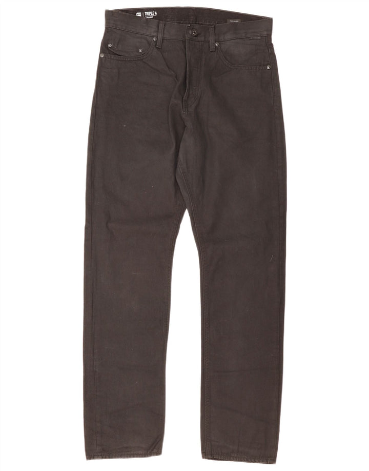 Vaqueros rectos para hombre G-Star W31 L32 Algodón negro