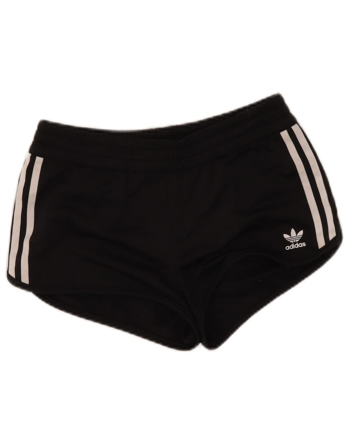 Adidas Pantalones cortos deportivos para mujer UK 10 Small Black Poliéster