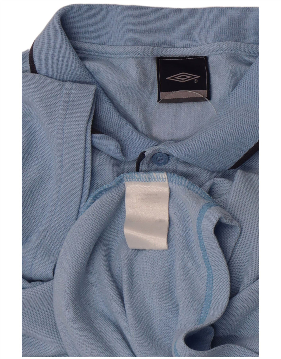 Polo Umbro Hombre 2XL Poliéster Azul