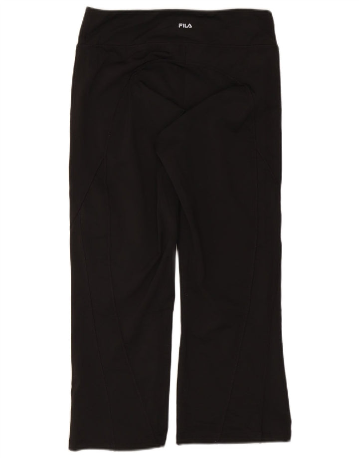 Fila Pantalones de chándal para mujer UK 40 Mediano Negro Poliéster