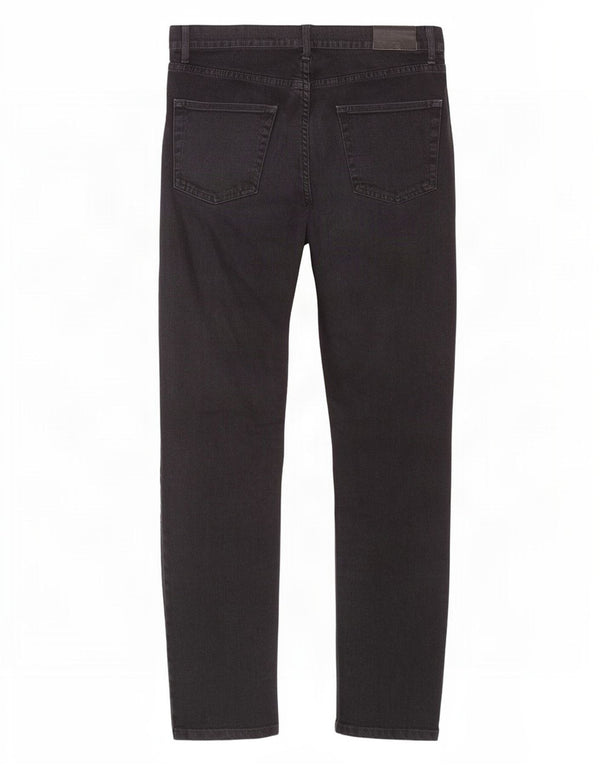 Zara Jeans rectos para mujer EU 42 Large W32 L34 Algodón negro