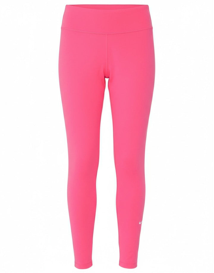 Nike Leggings Dri Fit para mujer UK 10 Small Rosa Poliéster