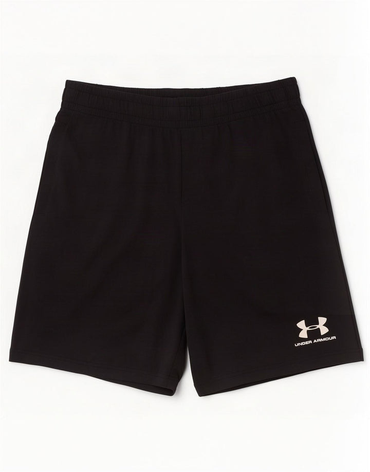 Under Armour Pantalones cortos deportivos para hombre, talla grande, negro