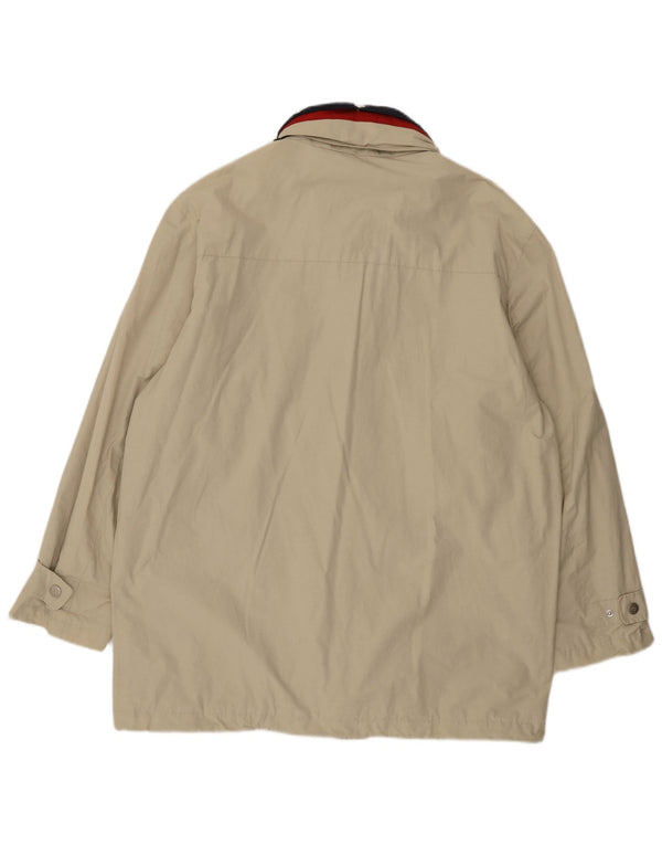 Klepper Abrigo cortavientos con capucha para hombre UK 42 XL Beige