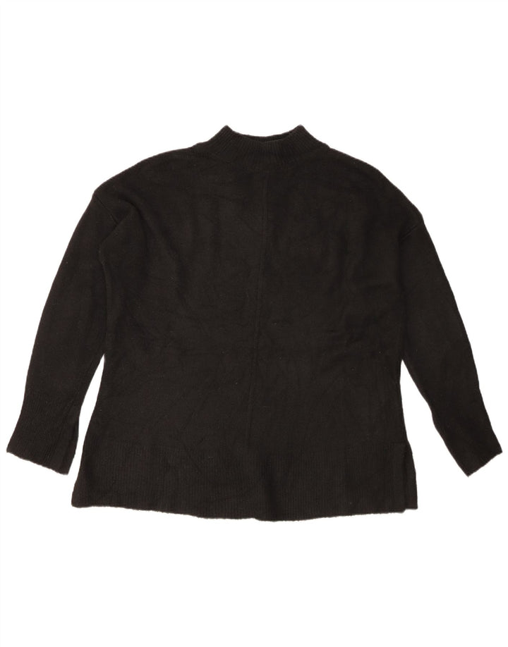 Marks & Spencer Jersey con cuello alto para mujer, talla 44, talla M, color negro