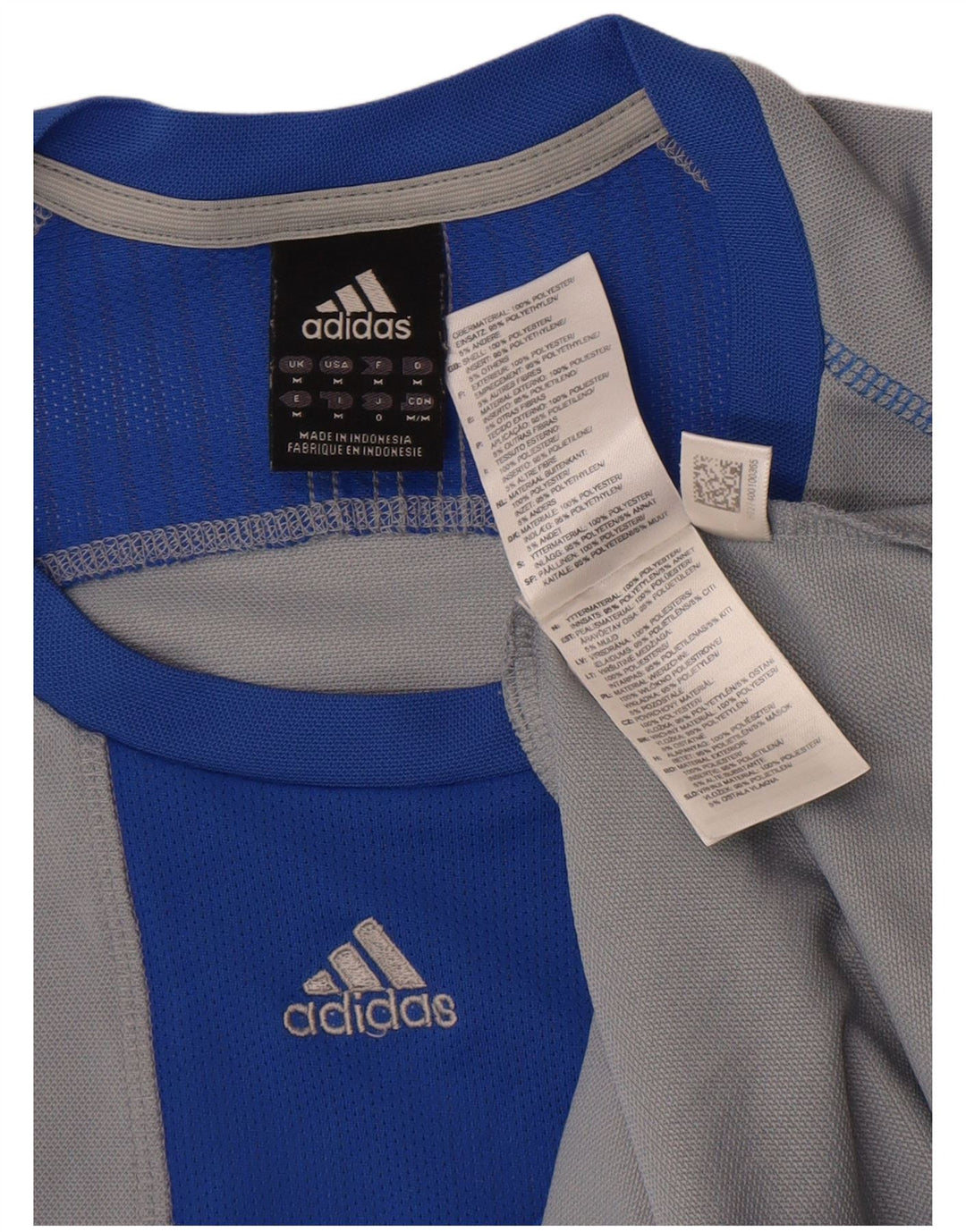 Adidas Hombre Climacool Camiseta Top Gris Medio Colorblock Poliéster