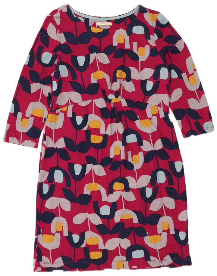 WHITE STUFF Vestido tubo de manga 3/4 para mujer UK 42 Mediano Rosa Floral