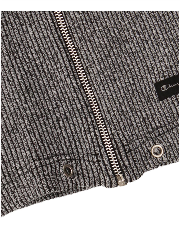 Champion Sudadera Con Capucha Y Cremallera Para Hombre Algodón Gris Medio