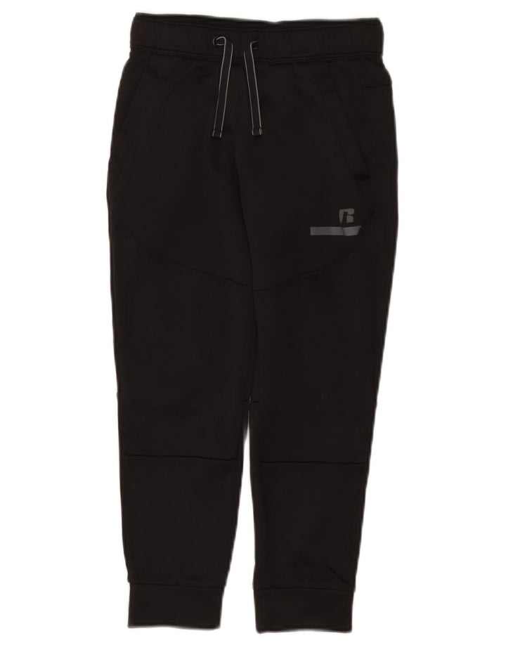 Russell Athletic Pantalones de chándal para niño, 7-8 años, mediano, negro