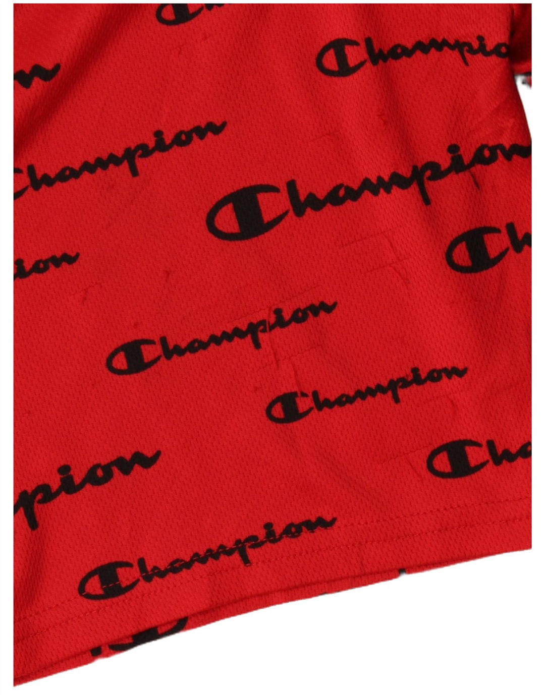 Champion Shorts deportivos con gráfico para niño 15-16 años Rojo Poliéster