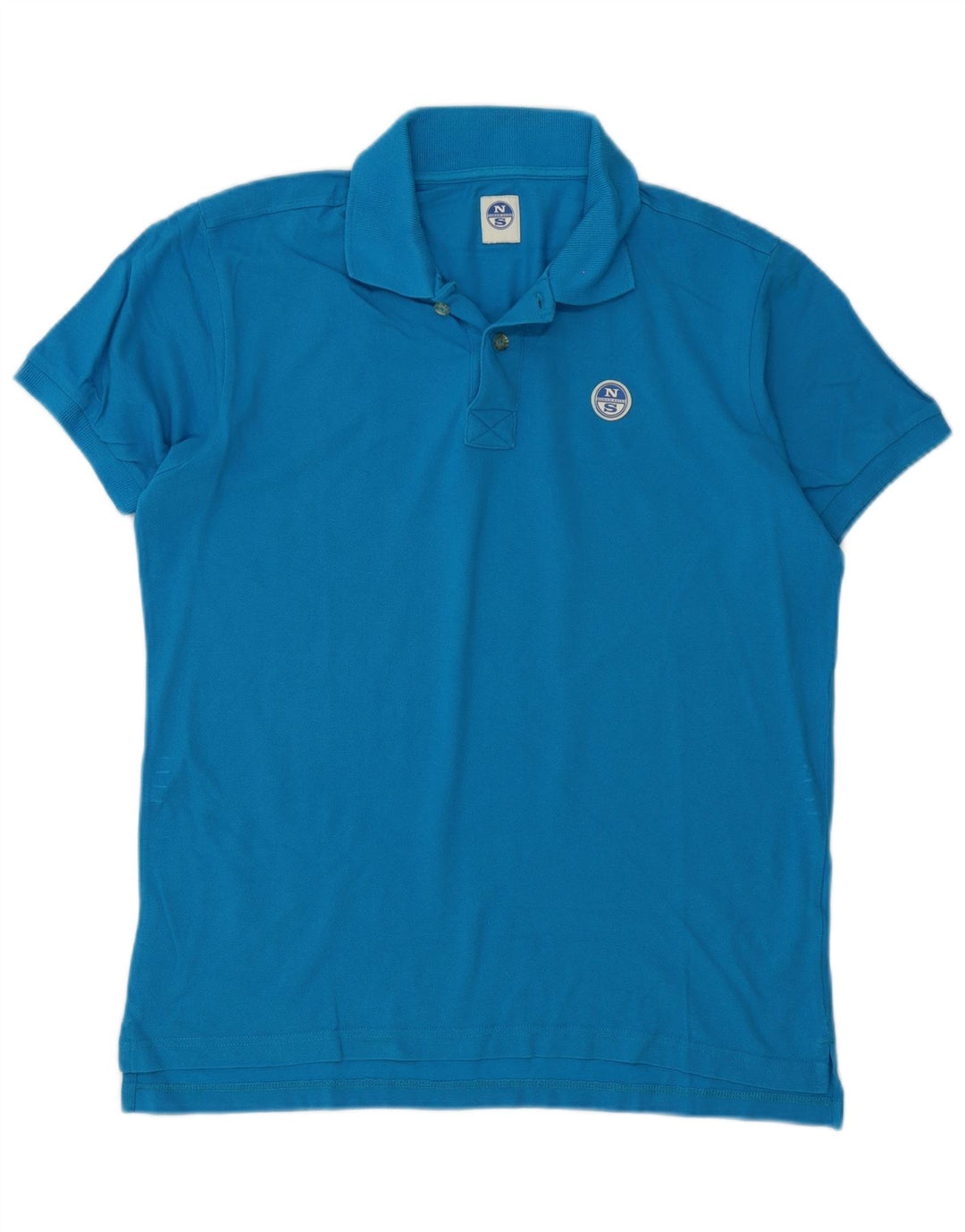 Polo North Sails Hombre Algodón Azul Medio