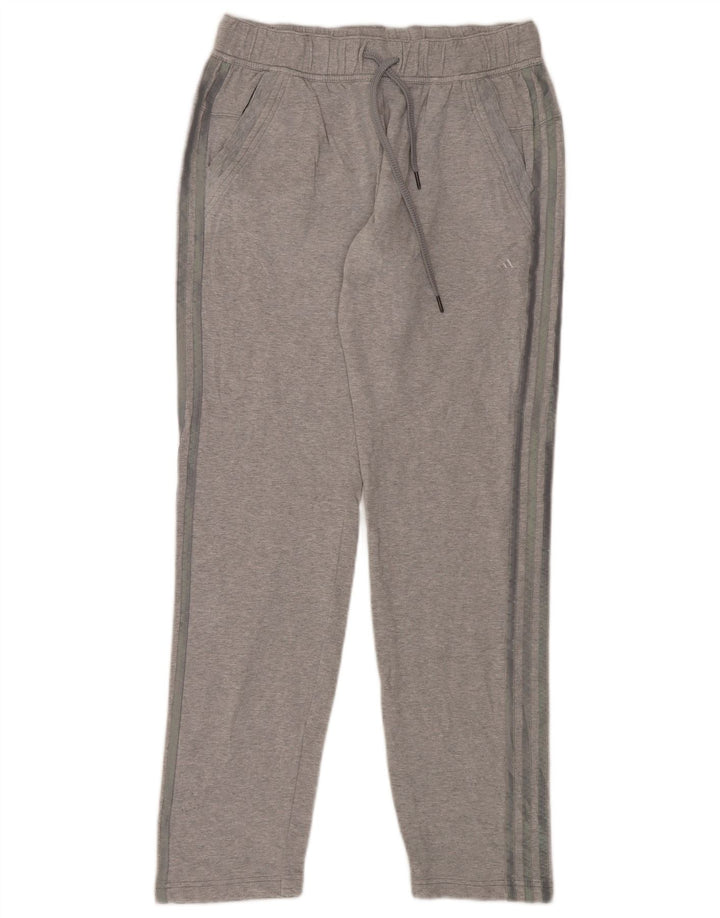 Adidas - Pantalones de chándal para mujer, talla 44, algodón gris grande