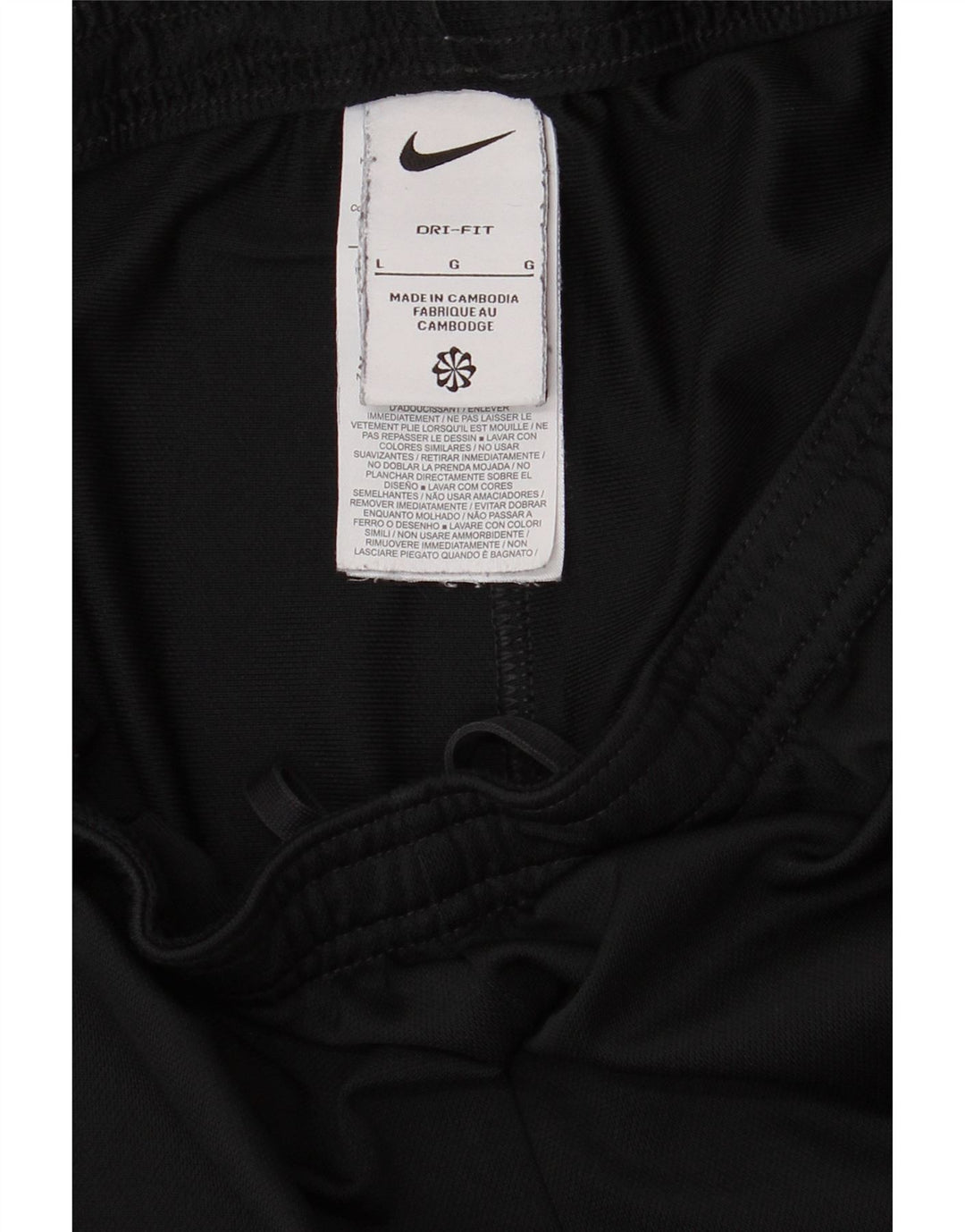 Nike Dri Fit - Pantalón de chándal para hombre, poliéster, color negro