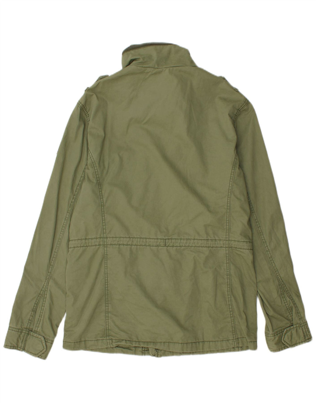 SUPERDRY Chaqueta militar para hombre ES 38 Algodón verde medio