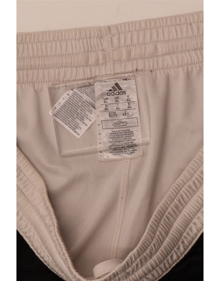 Adidas Pantalones cortos deportivos para hombre XL Negro Poliéster