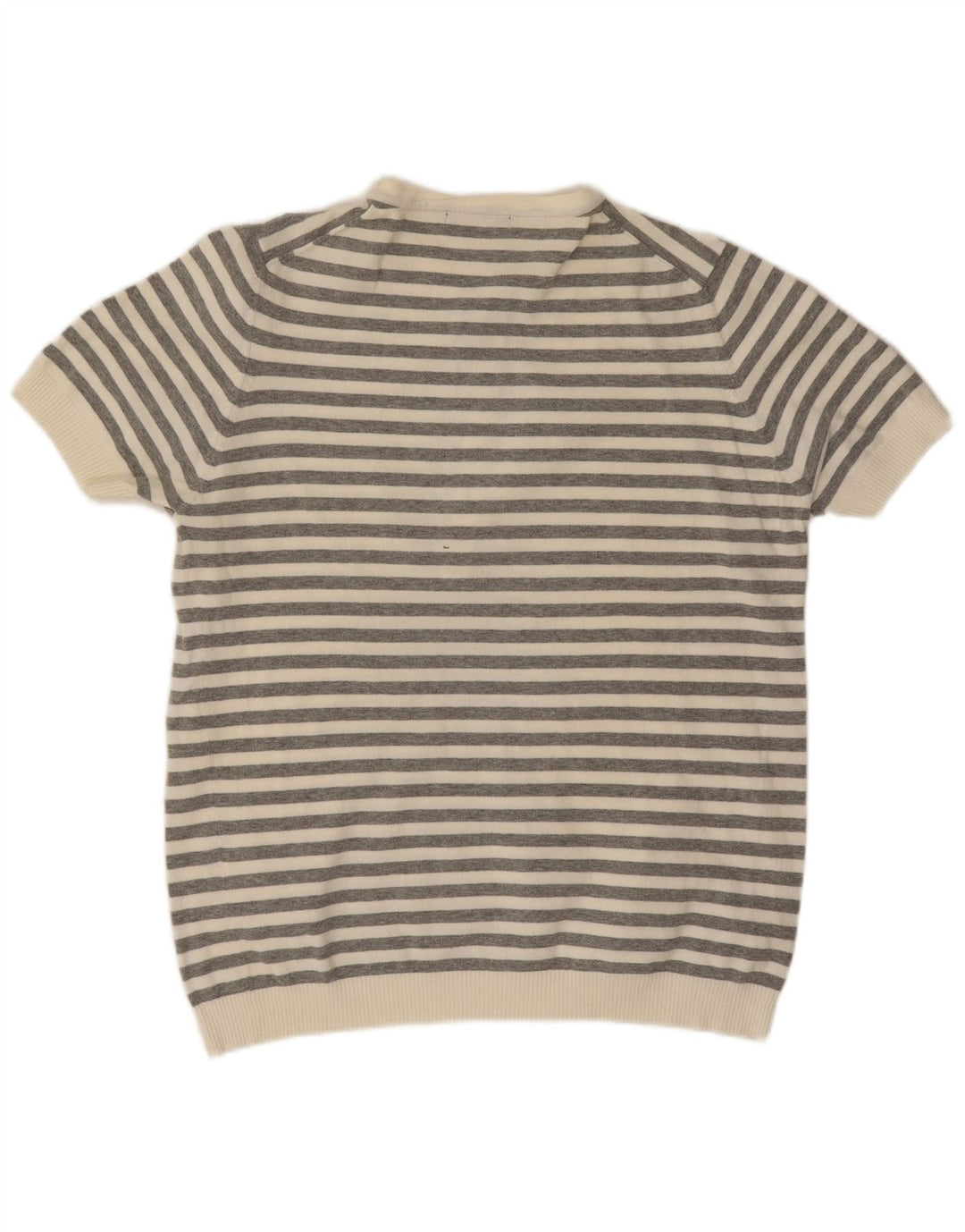 Zara Polo Hombre Rayas Gris Grande