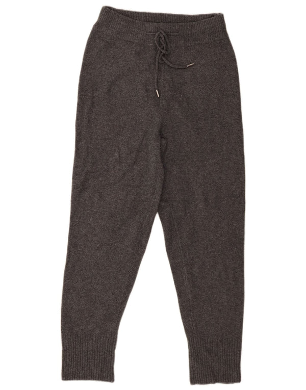 Zara Womens Tracksuit Trousers Joggers UK 10 Small  Grey Polyester
