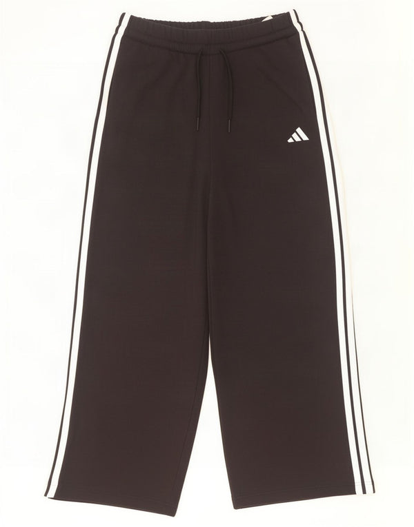 Adidas Pantalones de Chándal de Pernera Ancha para Mujer UK 16/18 Large Negro Algodón