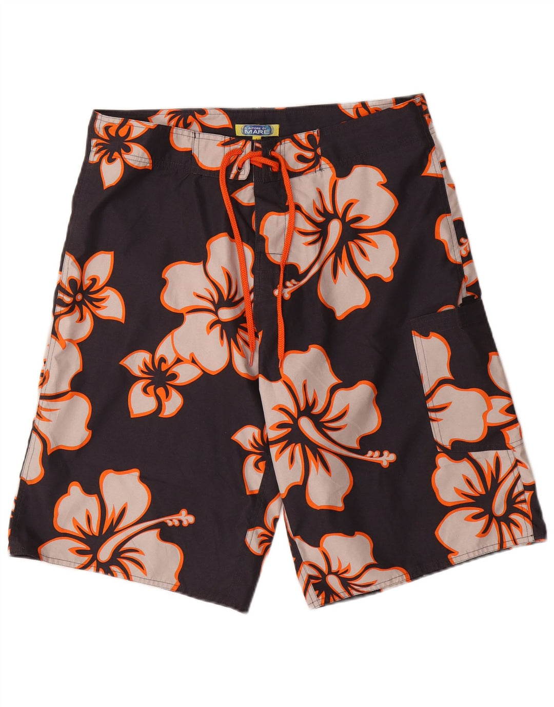 Sapore Di Mare Bañador Hombre Grande Negro Floral Poliéster