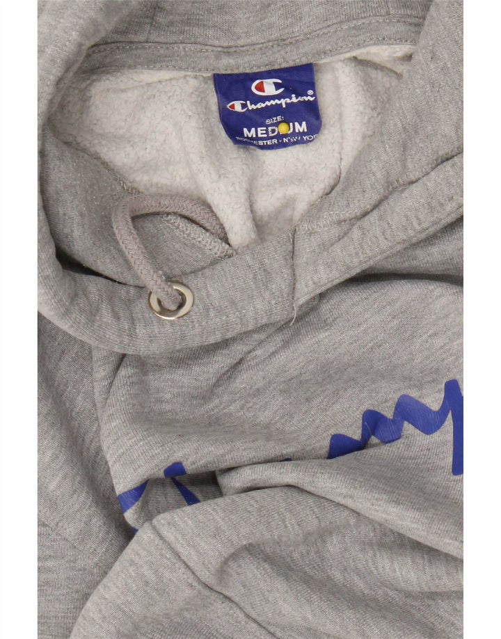 Champion Sudadera Con Capucha Y Estampado Gráfico Gris Medio Moteado