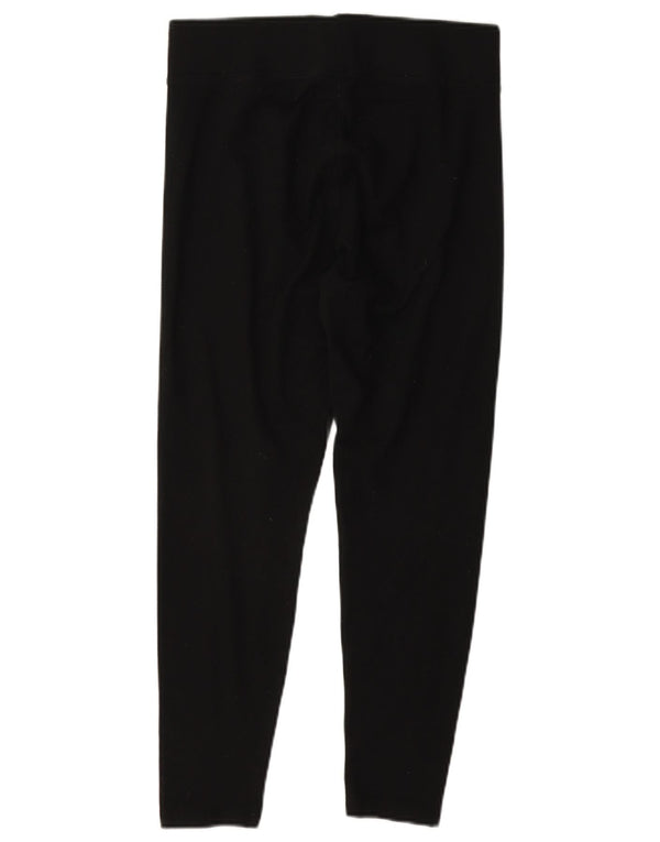 Marks & Spencer Leggings cortos para mujer UK 10 Small Poliéster negro