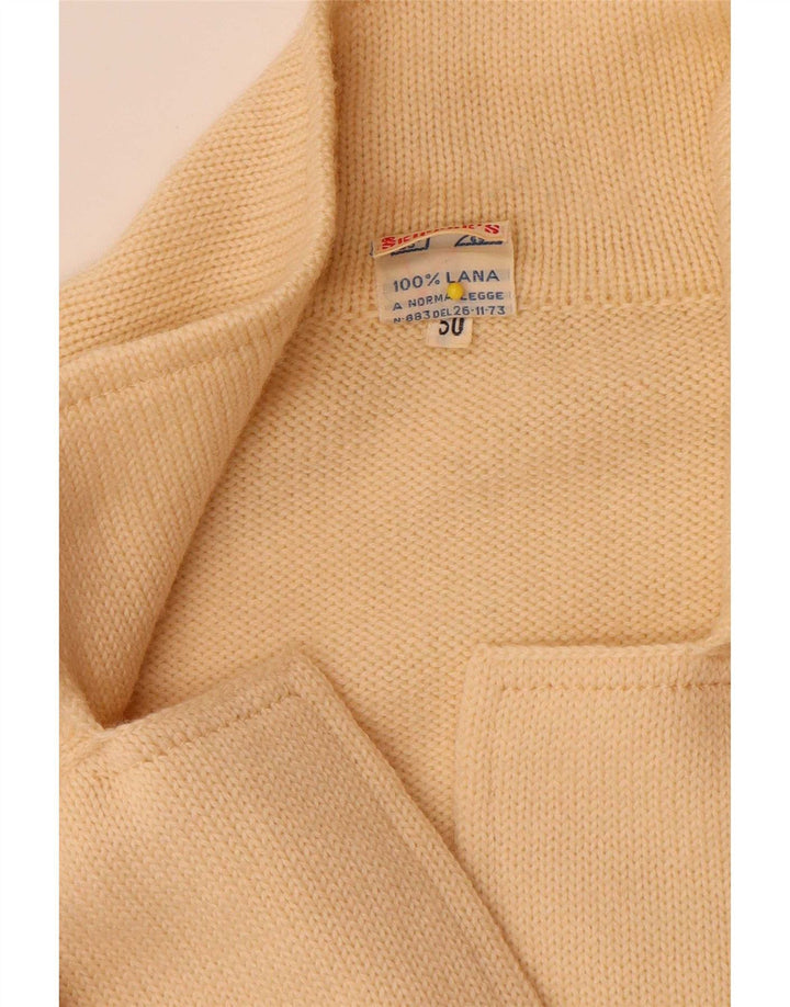 Jersey Cárdigan Mujer Skipper's IT 50 XL Lana Amarilla
