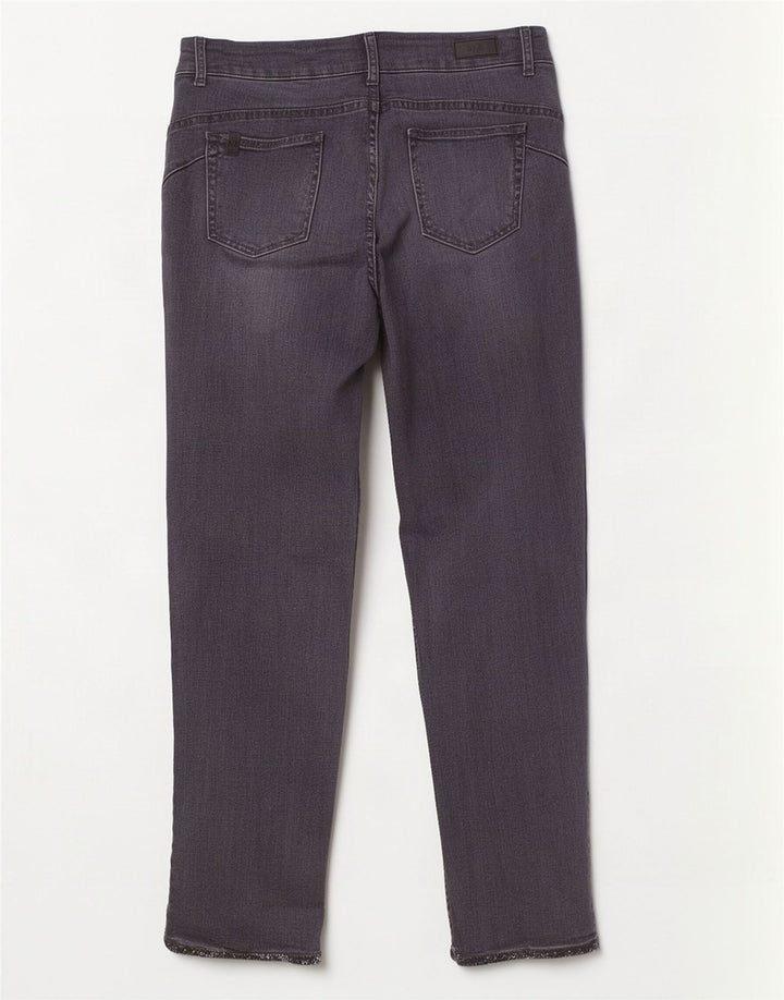 Jeans Liu Jo Mujer Slim W30 L28 Algodón Gris
