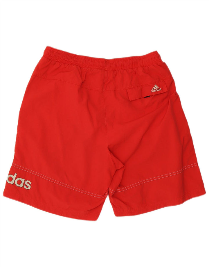 Adidas Hombre Graphic Bañador Shorts Mediano Rojo Poliéster